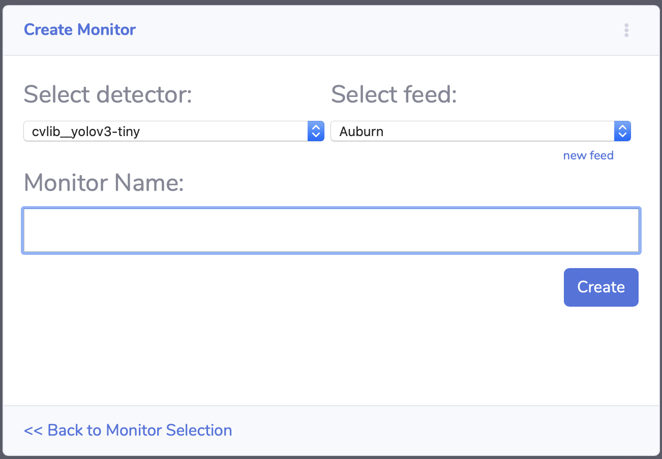 Create Monitor